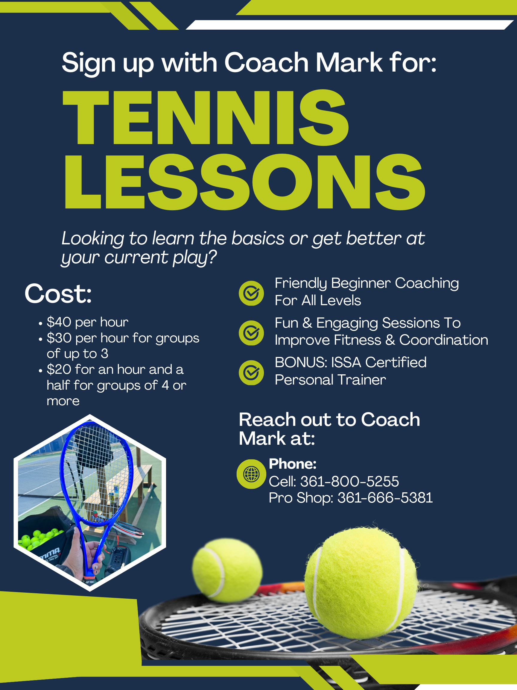 Tennis Lessons